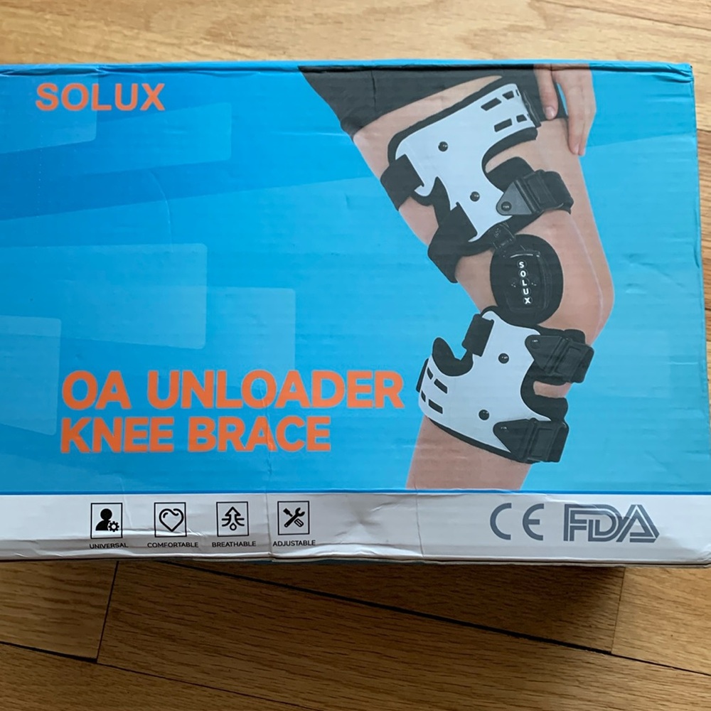 Solux knee brace for left knee